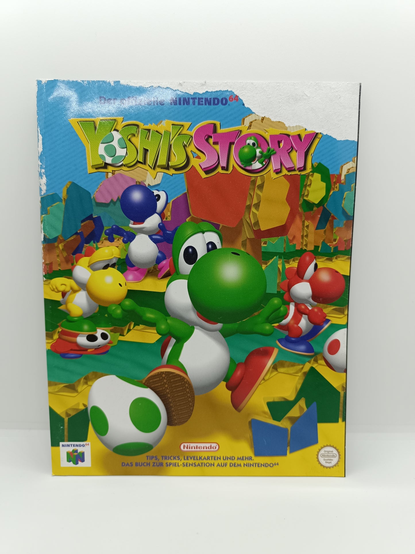 Nintendo 64 offizieller Spieleberater - Yoshis Story Cover beschädigt (B-Ware)