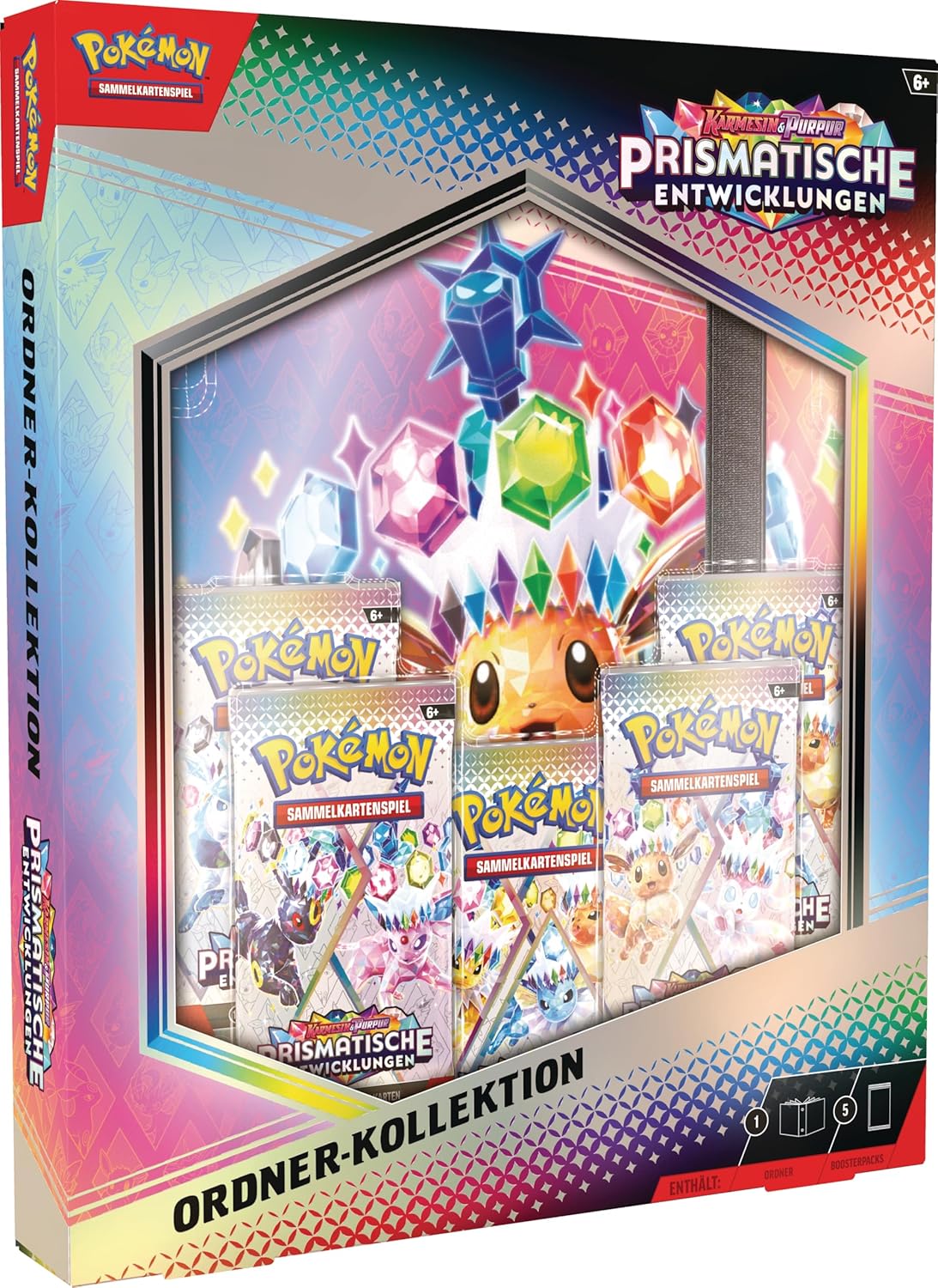 Pokemon - Karmesin & Purpur Prismatische Entwicklungen Ordner Kollektion DE