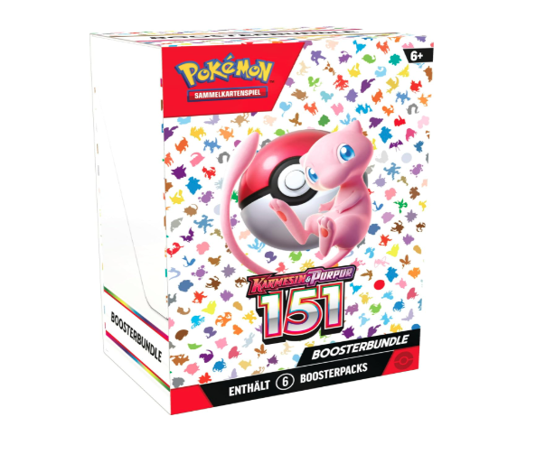 Pokemon - Boosterbundle Karmesin & Purpur 151 DE