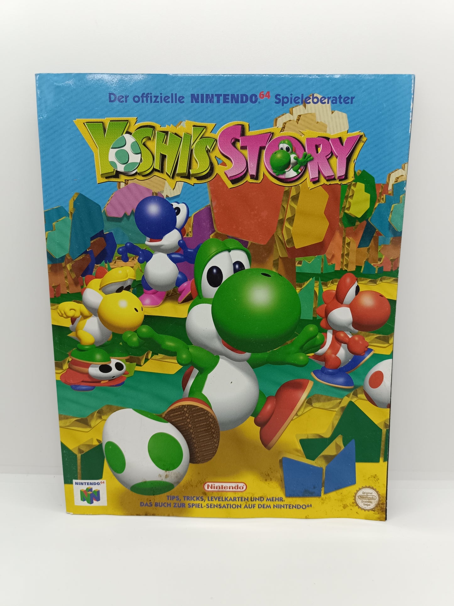 Nintendo 64 offizieller Spieleberater - Yoshis Story Cover beschädigt (B-Ware)